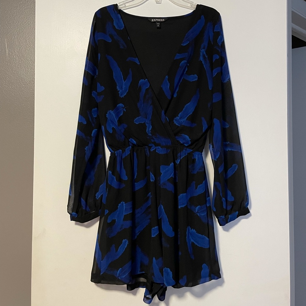 Sheer Long Sleeve Romper